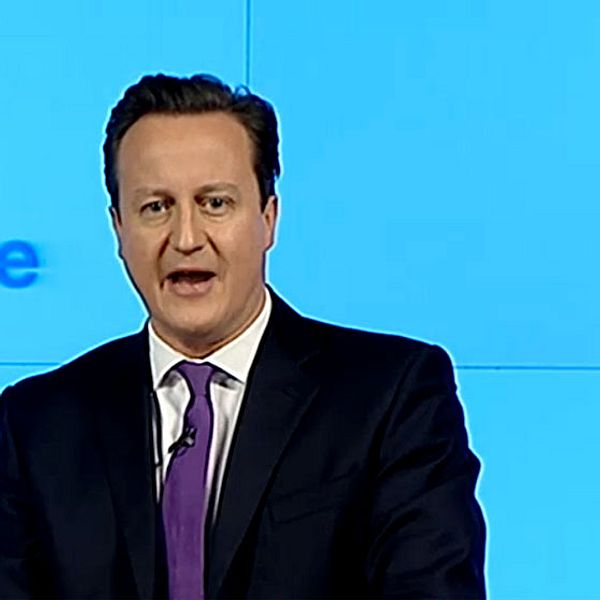 Storbritanniens premiärminister David Cameron. Foto: SVT