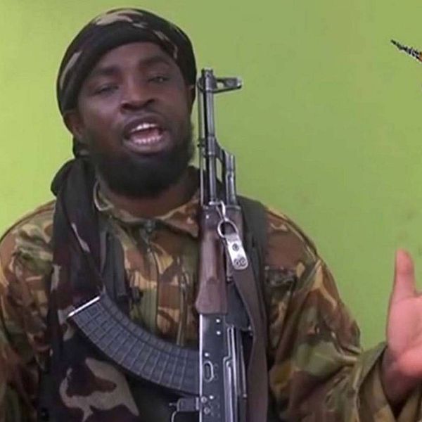 Abubakar Shekau i en videoinspelning från 2014.