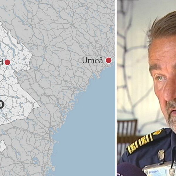 Stephen Jerand, polisområdeschef i Jämtland är kritisk till hur situationen hanterades av RLC i Umeå.