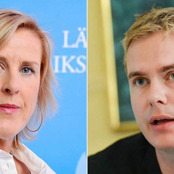 Åsa Fahlén från Lärarnas riksförbund och utbildningsminister Gustav Fridolin (MP) anser båda att kommunerna måsta ta mer ansvar för skolorna.