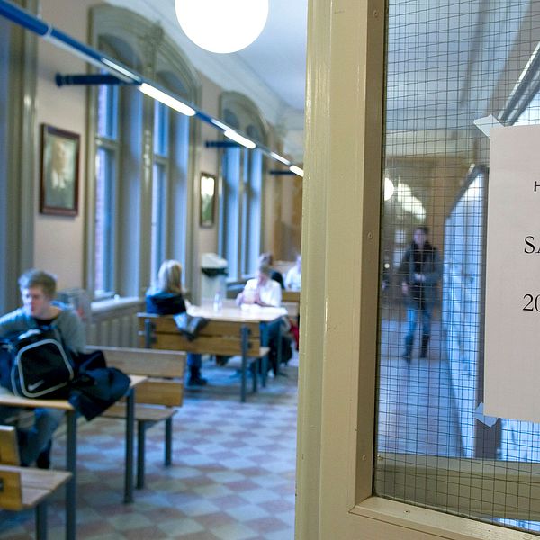 Högskoleprov på skola.