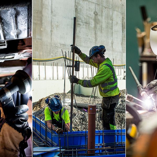 Bristen på arbetskraft växer inom många branscher som till exempel bygg- och anläggning och verkstadsindustrin – trots att det finns många med rätt kompetens.