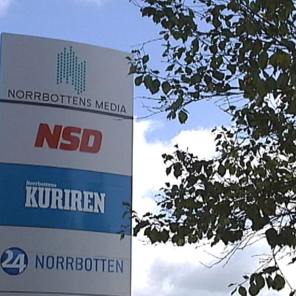 Norrbottens media skylt