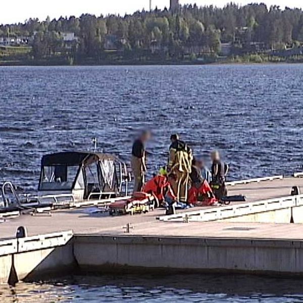 båtolyckan i södra hamn i Luleå