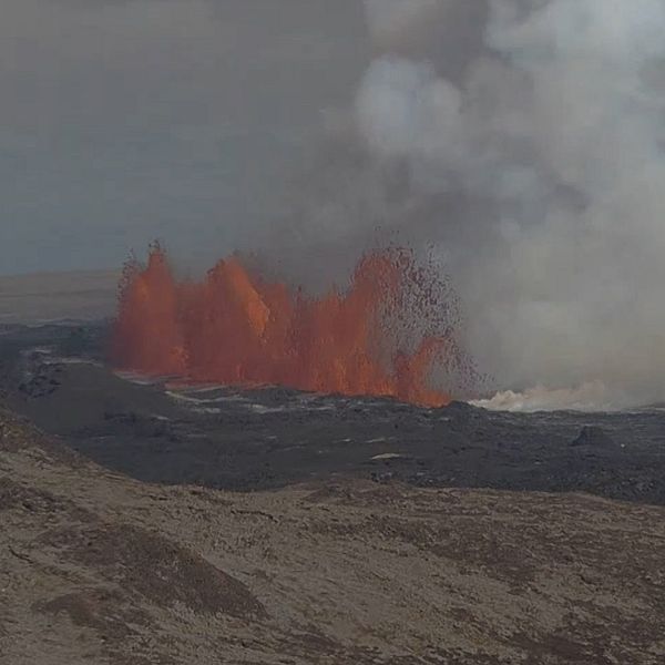 ett vulkanutbrott