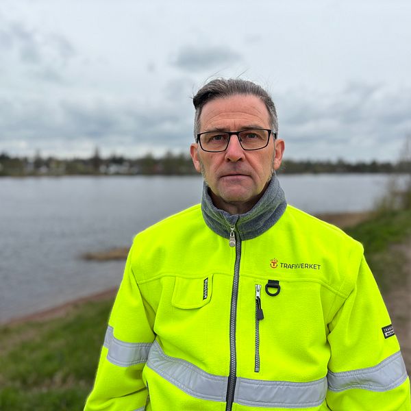 på bilden syns Kenth Henriksson, projektledare på trafikverket i Karlstad.