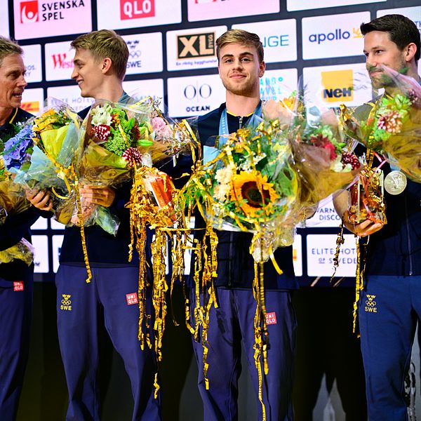 Förbundskapten Jörgen Persson, Anton Källberg, Truls Möregårdh och Kristian Karlsson är idrotts-Sveriges senaste hjältar.