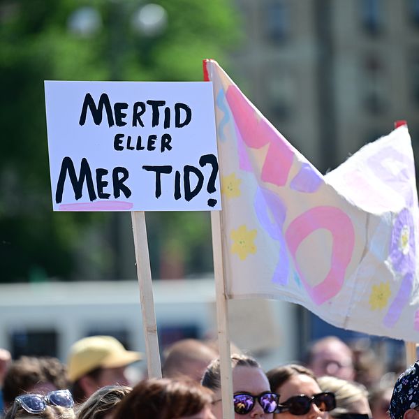 En bild från en demonstration.