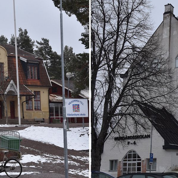 Västanbyskolan och Murgårdsskolan i Sandviken