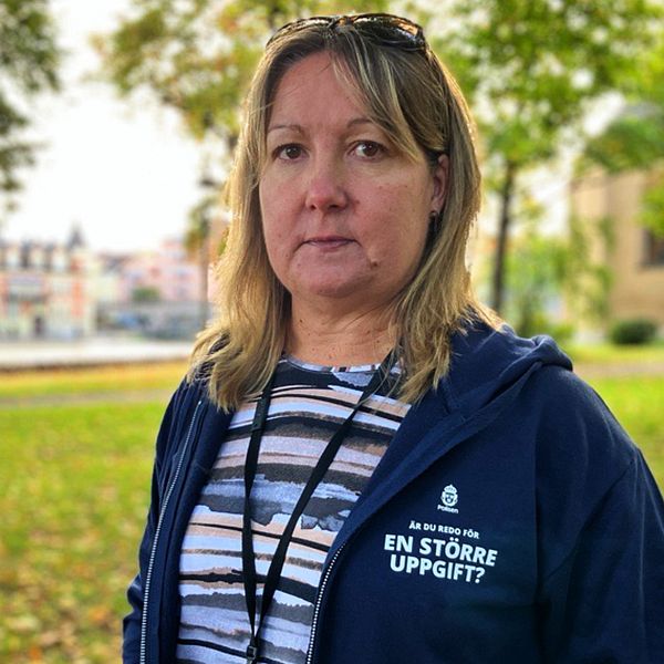 Eskilstunapolisen Åsa Eriksson