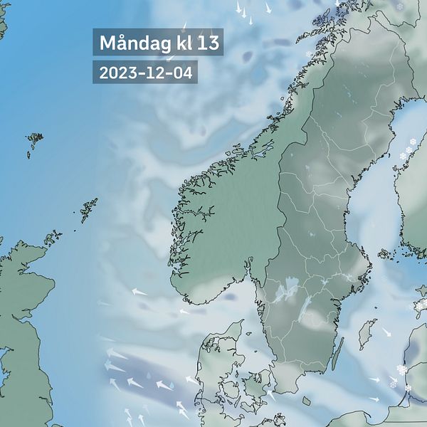 De kommande dagarnas väder