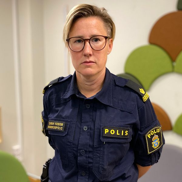 Bodenpolisen Sarah Ekbom.