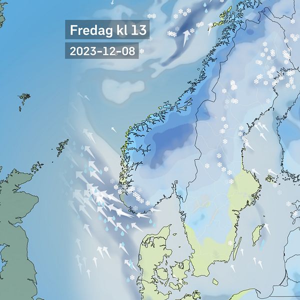 Vädret kommande dagar