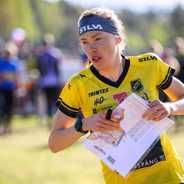 Tove Alexandersson fick se sig besegrad i SM-stafetten.