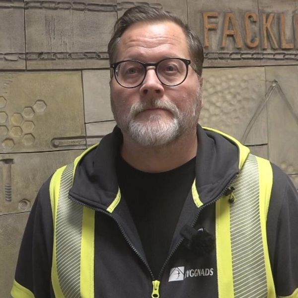 Joakim Lindholm, Byggnads ordförande i Norrbotten, väntar på besked från Stegra.