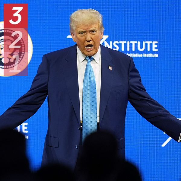 USA:s president Donald Trump talar på Future Investment Initiative (FII) Institute.