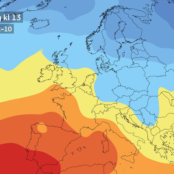 Temperaturen ca 1,5 km över marken.