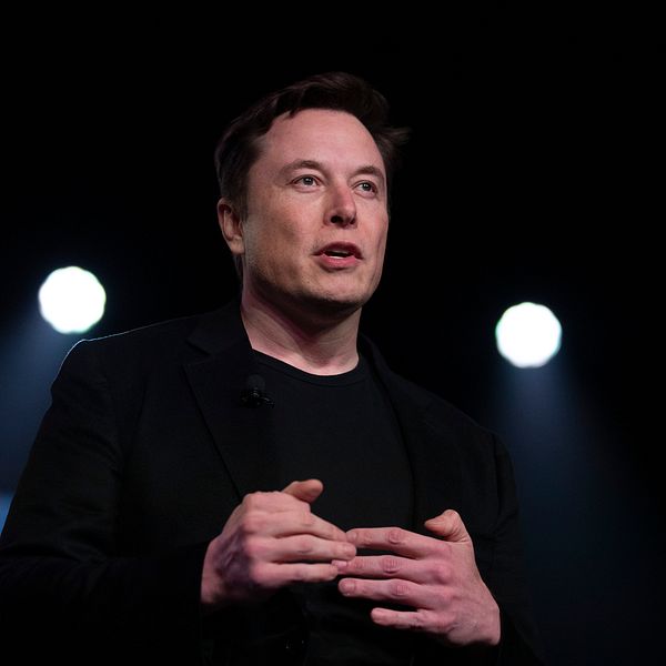 Elon Musk, ägare av Tesla och X, som tidigare hette Twitter.