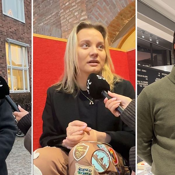 Studenter som svarar på frågan om att räntan för CSN-lånet höjs. Enkät-svar, voxpop.