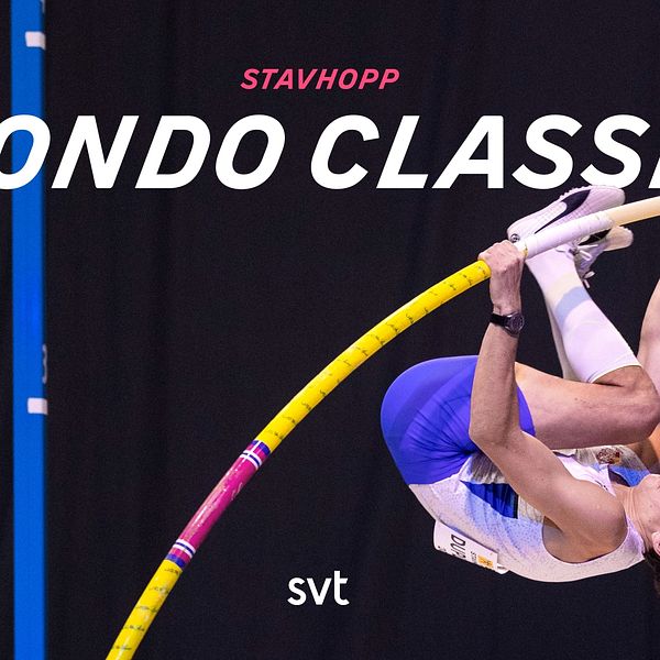 Stavhopparen Armand Duplantis hoppar på Mondo Classic.