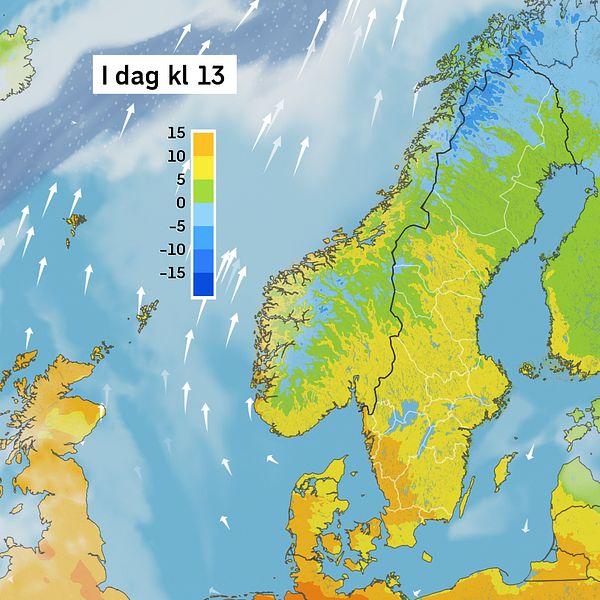Vädret kommande dagar