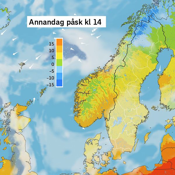 Vädret kommande dagar
