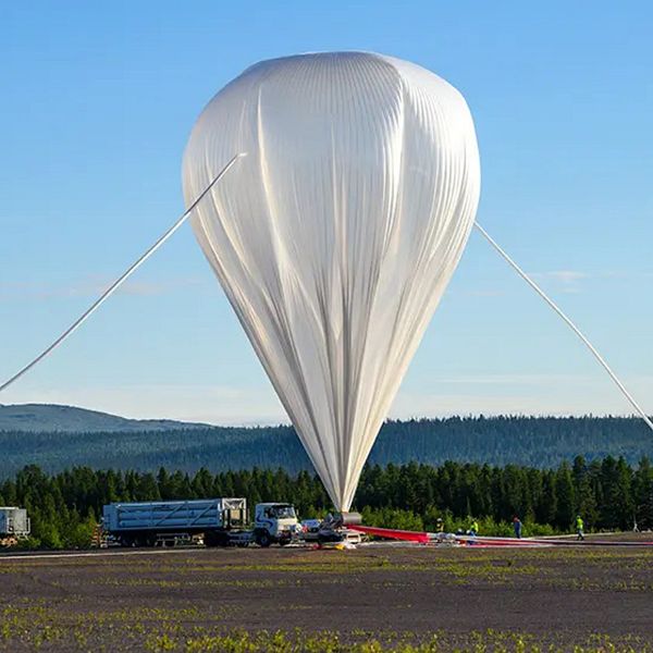 Un pallone gigante è stato lanciato da Esrange