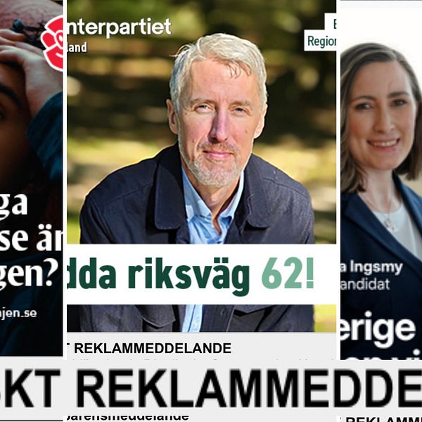 Politisk reklam med märkning inför riksdagsvalet 2026