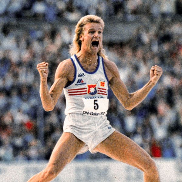 Patrik Sjöberg satte världsrekord på Stockholms stadion 1987
