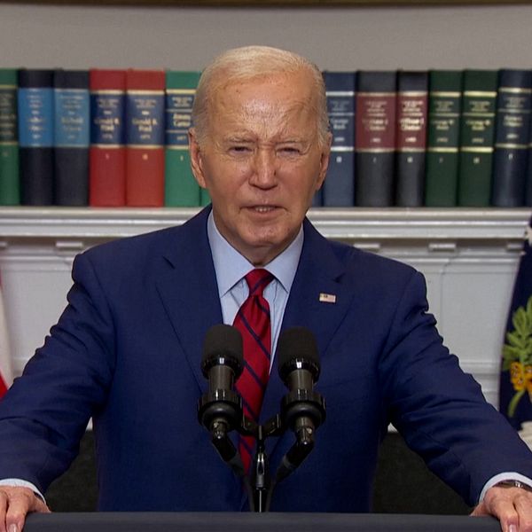USA:s president Joe Biden kommenterar protesterna på amerikanska universitet mot situationen i Gaza