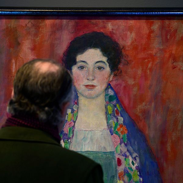 ”Porträtt av fröken Lieser” av Klimt