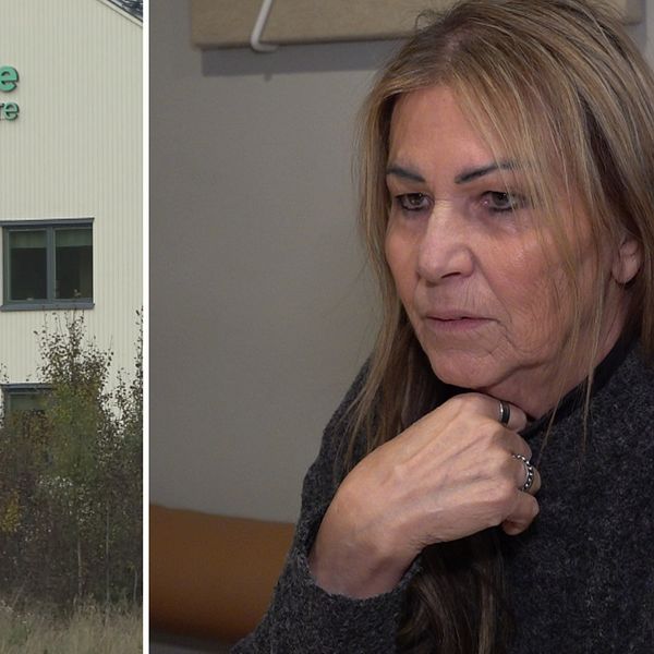 Gunnel Persson Westin (S) diskuterar brister på äldreboendet Tullkvarnsvägen i Krokom.