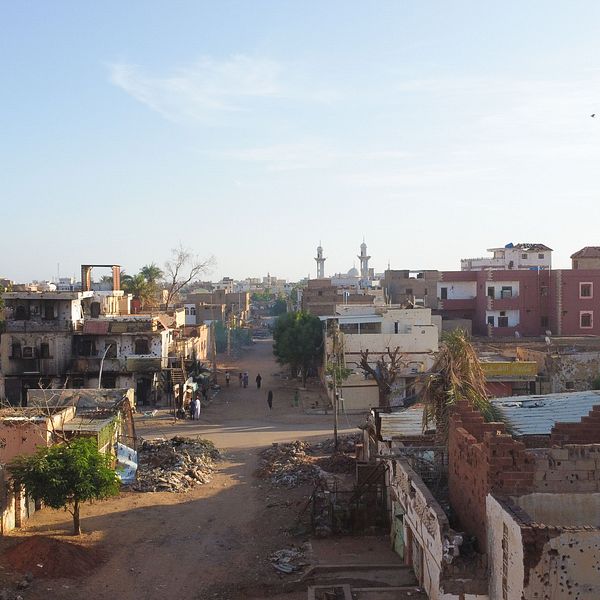 Översiktsbild över Omdurman i Sudan.