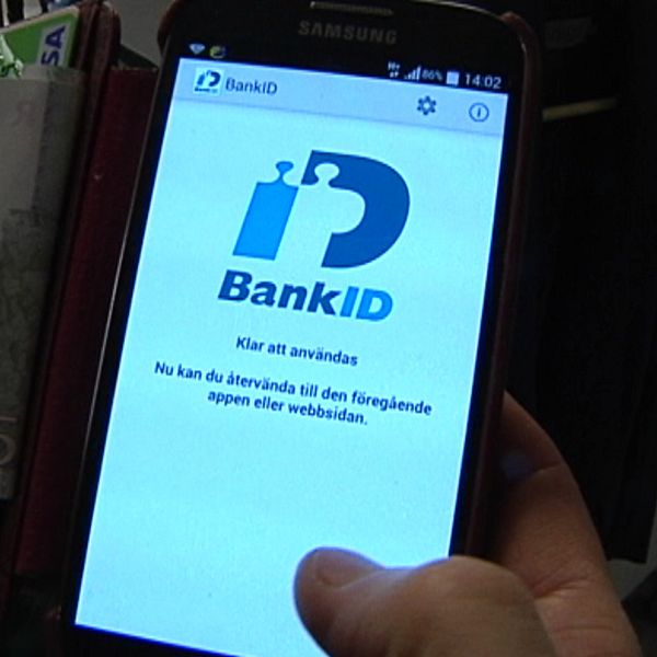 Mobiltelefon med Bankid