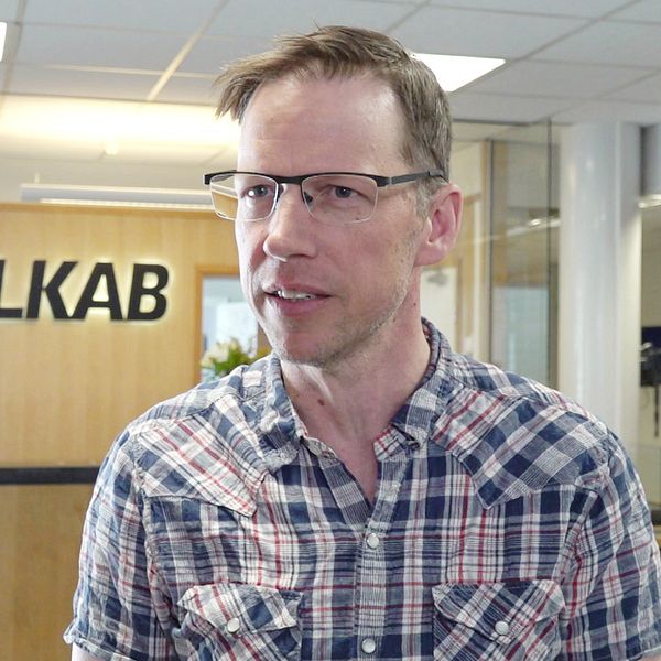 Anders Lindberg, presschef på LKAB.