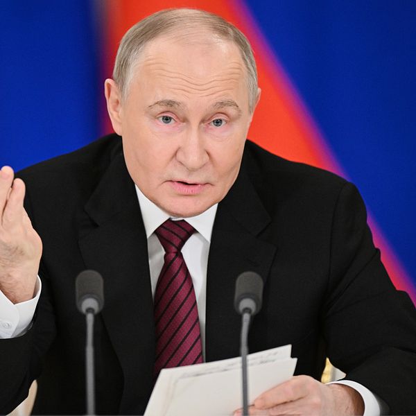 Rysslands president Vladimir Putin.