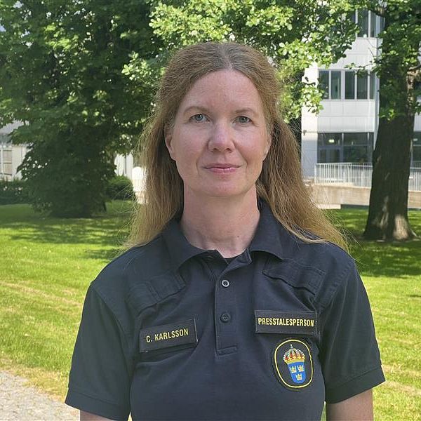 Caroline Karlsson, polisens presstalesperson