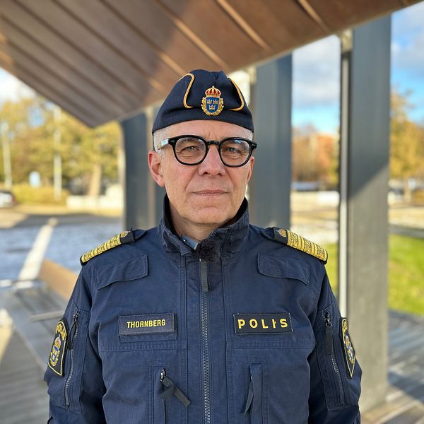 Rikspolischef Anders Thornberg i Skellefteå