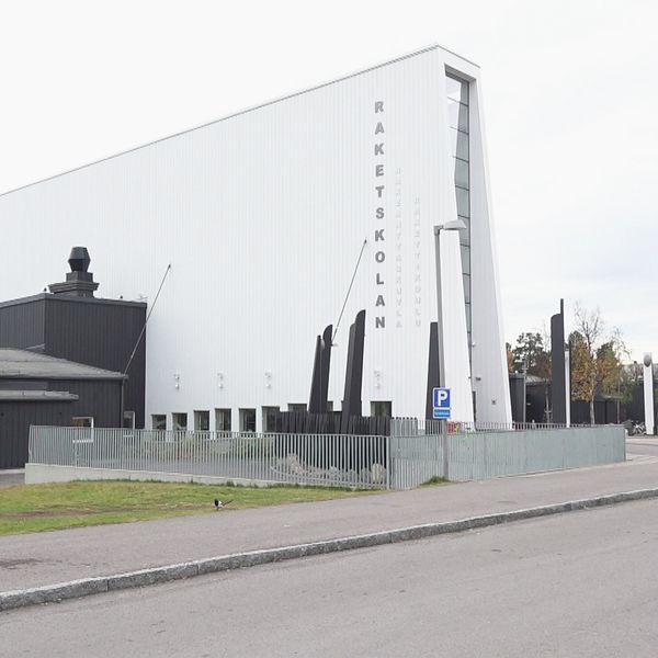 En bild på Nya Raketskolan i Kiruna.
