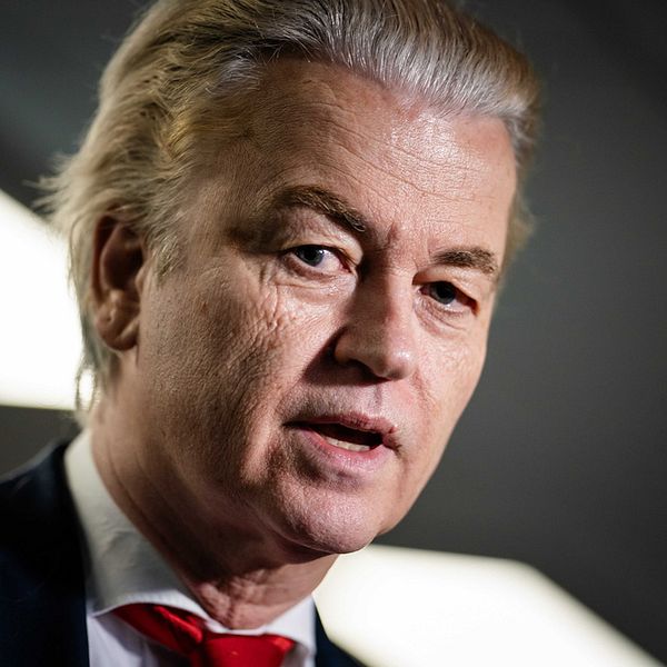 Geert Wilders, partiledare för Frihetspartiet (PVV) i Nederländerna