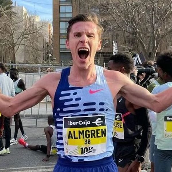 Andreas Almgren krossade svenskt rekord.