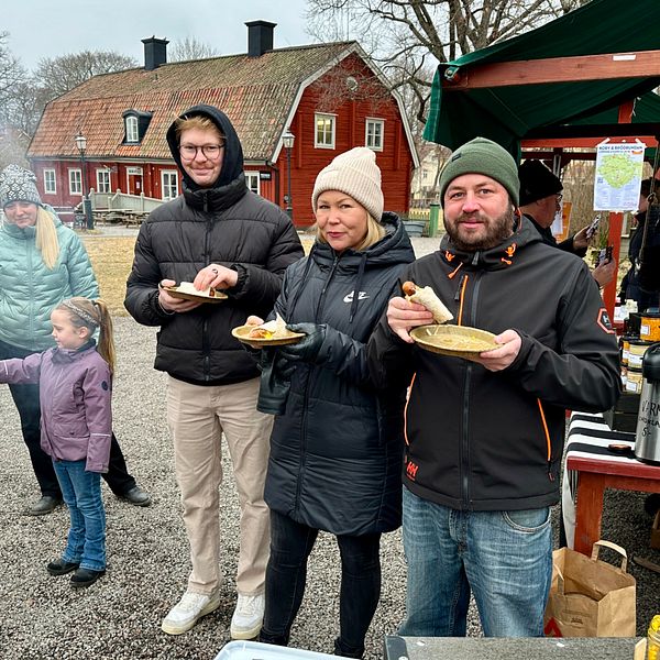 Korv med bröd i Eskilstuna.