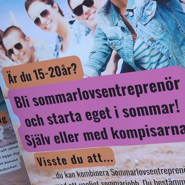 plansch Sommarentreprenör