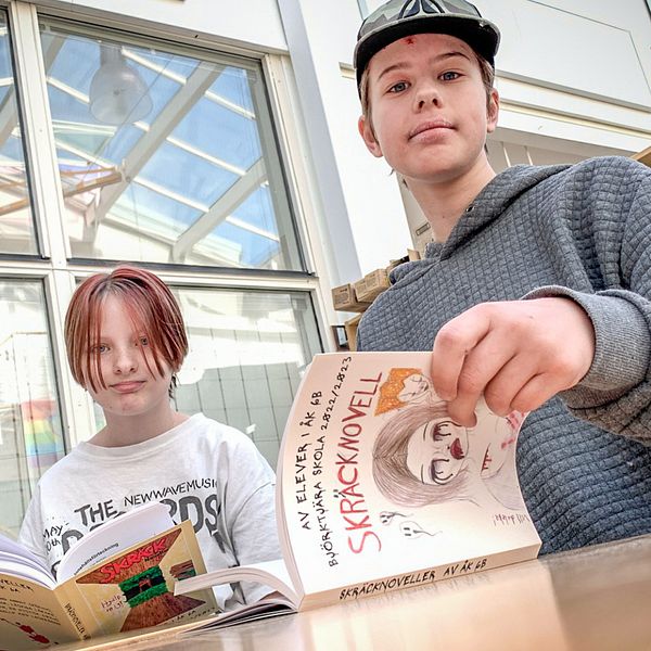 Bollnäs eleverna släpper sina skräckböcker