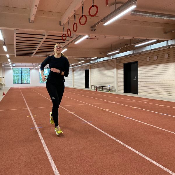 Elisabet Boijebrink tränar inför Lidingöloppet