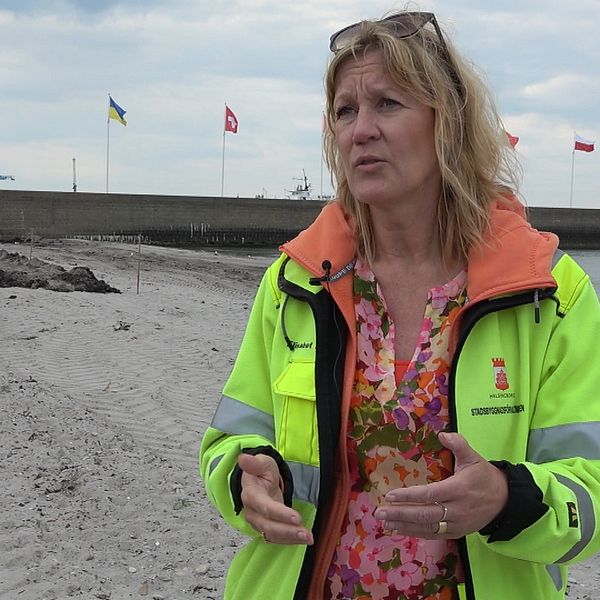 Elisabet Lindberg från Helsingborgs stad på Tropical beach.