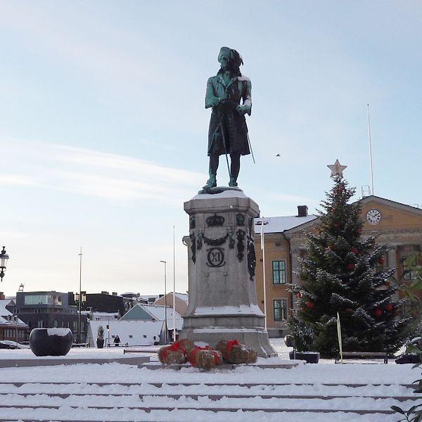 Staty på Karl XI