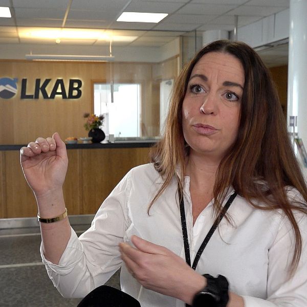 Linda Bjurholt, lokistikchef på gruvbolaget LKAB.