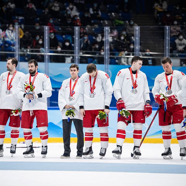 Ryssland tog silver vid OS 2022.