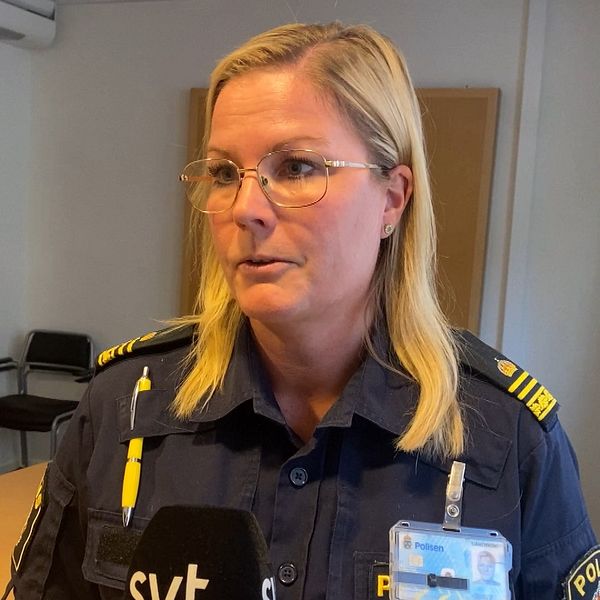 Josefine Perming Tengqvist, chef för avdelningen för grova brott vid polisen i Västernorrland.